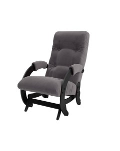 Кресло глайдер модель 68 венге verona antrazite grey серый Аврора