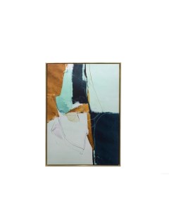 Панно интерьерное на холсте art abstraction 70х50 см мультиколор Ogogo