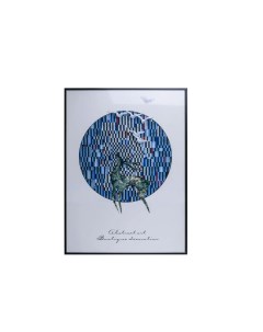 Картина интерьерная planet 30х40см синий Ogogo