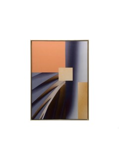 Панно интерьерное на холсте abstraction 70х50 см серый Ogogo