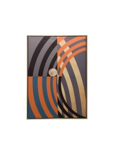 Панно интерьерное на холсте abstracted 70х50 см серый Ogogo