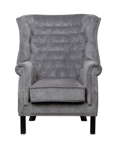 Кресло кресло teas grey серый 76x105x80 см Mak-interior