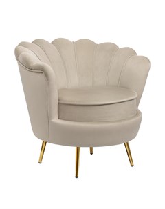 Кресло pearl taupe серый 85x75x75 см Mak-interior