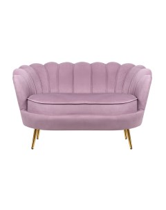 Диван розовый диван pearl double pink розовый 138x78x77 см Mak-interior
