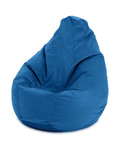 Кресло мешок груша xl синий Пуффбери