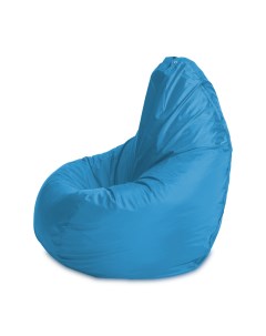 Кресло мешок груша xl голубой Пуффбери