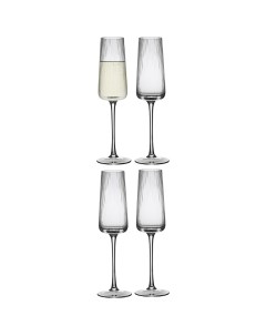 Набор бокалов для шампанского celebrate 240 мл 4 шт прозрачный Bergenson bjorn