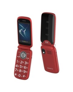 Мобильный телефон e6 зу wc 111 красный Maxvi