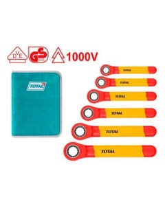 Набор ключей с трещоткой диэлектрических THKISPA0603 Total