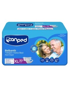 Подгузники для взрослых размер XL (120-160 см.) 30шт. Canped