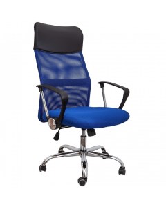 Кресло поворотное ARIA NEW ECO сетка черный сетка синяя Akshome