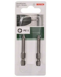 Бита PZ1х 49 мм (к-т 2шт) (DIY) Standard 2609255928 Bosch