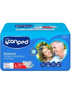 Подгузники для взрослых размер L (100-150 см.) 30 шт. Canped
