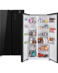 Холодильник морозильник WSBS 500 NFB Inverter Weissgauff