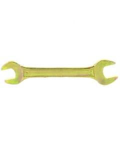 Ключ рожковый 19 х 22 мм желтый цинк 14311 Сибртех