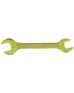 Ключ рожковый 24 х 27 мм желтый цинк 14314 Сибртех