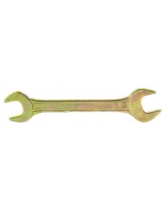 Ключ рожковый 17 х 19 мм желтый цинк 14310 Сибртех