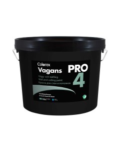 Краска интерьерная Vagans Pro 4 0 9 л Colorex