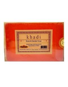Натуральное очищающее мыло Роза и Сандал 125 Khadi
