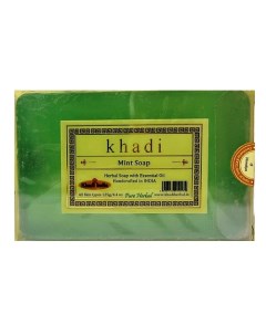 Натуральное очищающее мыло Мята 125 Khadi