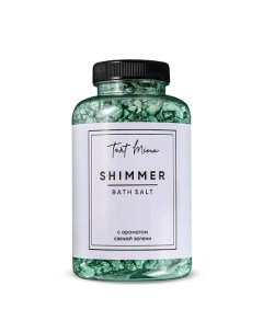 Соль для ванны с шиммером С ароматом свежей зелени 500 Tant mieux