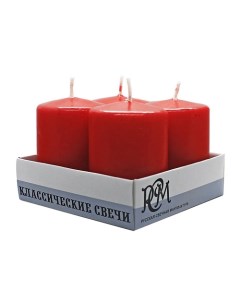 Набор декоративных свечей столбиков Русская свечная мануфактура
