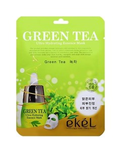 Маска для лица тонизирующая с Зеленым чаем Ultra Hydrating 25 Ekel