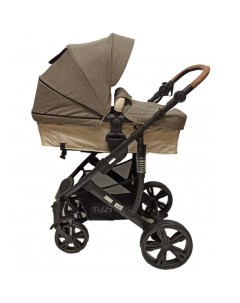 Детская универсальная коляска SL 661 2 в 1 коричневый Teddy bear