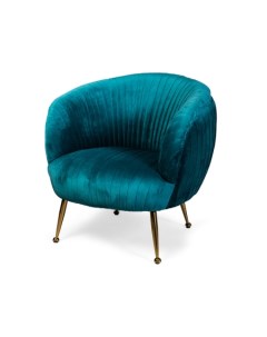Кресло evgenis turquoise синий Desondo