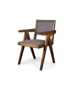 Дизайнерский стул quadro серый Desondo