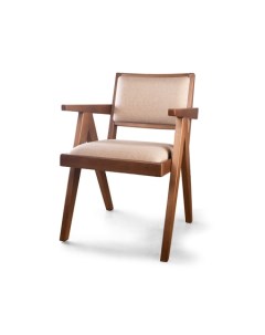 Дизайнерский стул quadro коричневый Desondo