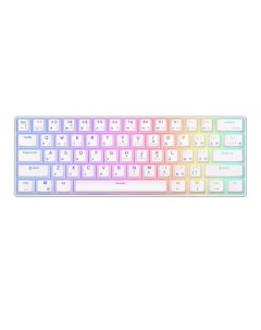Клавиатура RK61 RGB (белый, RK Red) Royal kludge