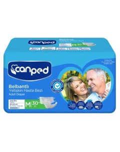 Подгузники для взрослых размер M (85-125 см.) 30 шт. Canped