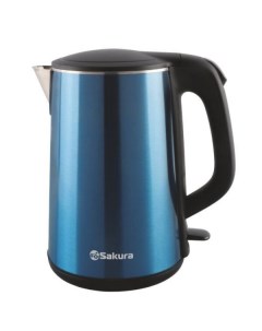 Чайник электр SA-2156MBL (1.8) синий металлик+черн Сакура