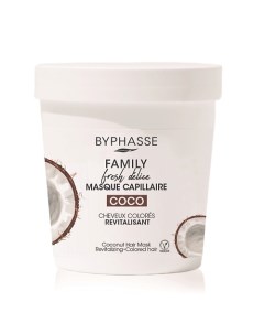 Маска для окрашенных волос Кокос FAMILY FRESH DELICE 250 Byphasse