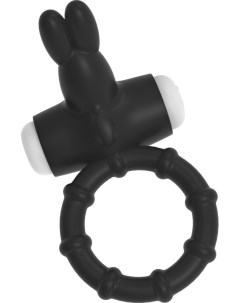 Эрекционное кольцо с вибрацией Ring Venny Penny черный Bradex