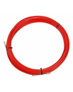 Протяжка кабельная мини УЗК в бухте стеклопруток d 3 5 мм 30 м красная Rexant
