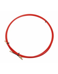 Протяжка кабельная мини УЗК в бухте стеклопруток d 3 5 мм 5 м красная Rexant