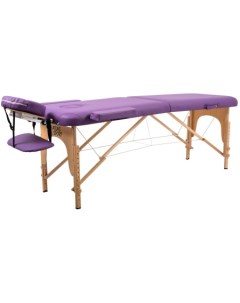 Массажный стол складной деревянный 70 см 2 с фиолетовый Atlas sport
