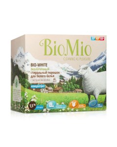 Стиральный порошок д белого белья экологичный 1500 г Biomio