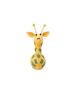 Украшение настенное giraffe head желтый 17x46x26 см Kare