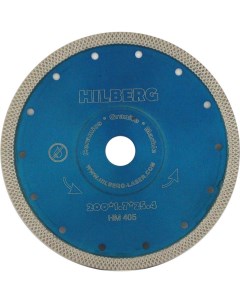 Алмазный диск 200 ультратонкий турбо X HM405 Hilberg