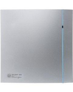 Вентилятор вытяжной SILENT 200 CZ DESIGN 3C 5210605900 Silver Solerpalau