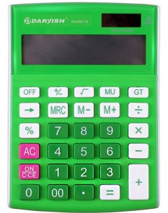 Калькулятор настольный зелёный DV 2707 12N Darvish