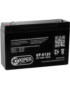 Батарея для ИБП GP 6120 6V 12Ah Kiper
