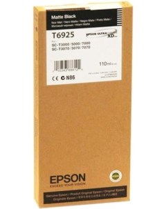 Картридж струйный C13T692500 черный матовый Epson