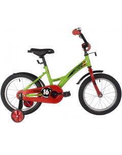 Детский велосипед Strike 16 2022 163STRIKE GN22 зеленый Novatrack