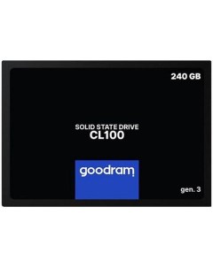 SSD диск 240Gb CL100 SSDPR CL100 240 G3 Goodram
