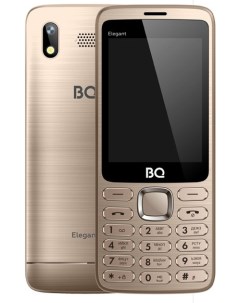 Мобильный телефон Elegant золотой 2823 Золотой Bq