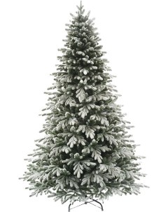 Новогодняя елка Наоми заснеженная с литыми ветками 2 1 м Maxy poland